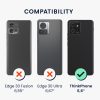 Θήκη Kwmobile με κορδόνι για Motorola ThinkPhone, διαφανής/μαύρη, σιλικόνη, KWM000022RZ001C