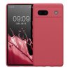Θήκη Kwmobile για Google Pixel 7a, σκούρο ροζ, σιλικόνη, KWM000019YF024C