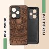 Θήκη Kwmobile για Xiaomi Redmi Note 13 Pro Plus 5G, Καφέ, Ξύλο/Σιλικόνη, KWM000020KL003C