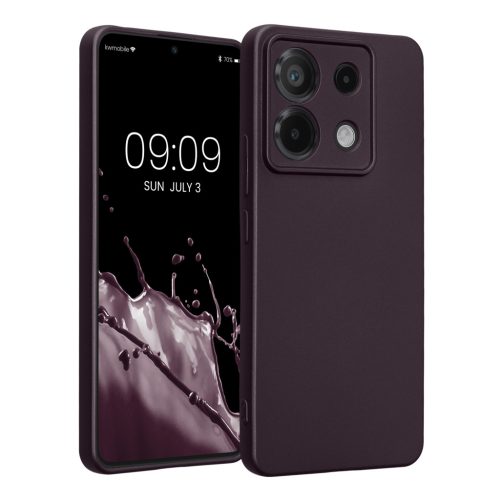 Θήκη Kwmobile για Xiaomi Redmi Note 13 Pro 5G, Σκούρο Μωβ, Σιλικόνη, KWM000020LE006C