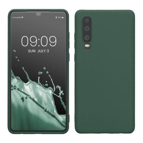 Θήκη Kwmobile για Huawei P30, Πράσινη, Σιλικόνη, KWM000009MF021C