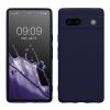Θήκη Kwmobile για Google Pixel 7a, Σκούρο μπλε, Σιλικόνη, KWM000019YF028C