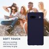 Θήκη Kwmobile για Google Pixel 7a, Σκούρο μπλε, Σιλικόνη, KWM000019YF028C