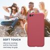 Θήκη Kwmobile για Apple iPhone SE (2022)/iPhone SE (2020)/iPhone 8, Σκούρο Ροζ, Σιλικόνη, KWM0000083F050C