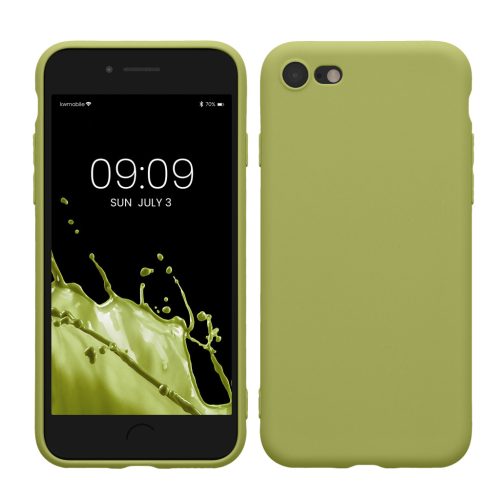 Θήκη Kwmobile για Apple iPhone SE (2022)/iPhone SE (2020)/iPhone 8, Ανοιχτό πράσινο, Σιλικόνη, KWM0000083F051C