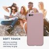 Θήκη Kwmobile για Apple iPhone SE (2022)/iPhone SE (2020)/iPhone 8, Ανοιχτό Μωβ, Σιλικόνη, KWM0000083F055C
