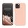 Θήκη Kwmobile για Apple iPhone 12/iPhone 12 Pro, Κρεμ, Σιλικόνη, KWM0000129A058C