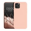 Θήκη Kwmobile για Apple iPhone 12/iPhone 12 Pro, Κρεμ, Σιλικόνη, KWM0000129A058C