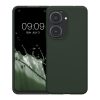 Θήκη Kwmobile για Asus Zenfone 10/Zenfone 9, Σκούρο πράσινο, Σιλικόνη, KWM0000171G008C