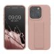 Θήκη Kwmobile για Apple iPhone 15 Pro, Ανοιχτό ροζ, Σιλικόνη, KWM000020EK004C