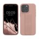 Θήκη Kwmobile για Apple iPhone 15 Pro Max, ανοιχτό ροζ, σιλικόνη, KWM000020EL004C