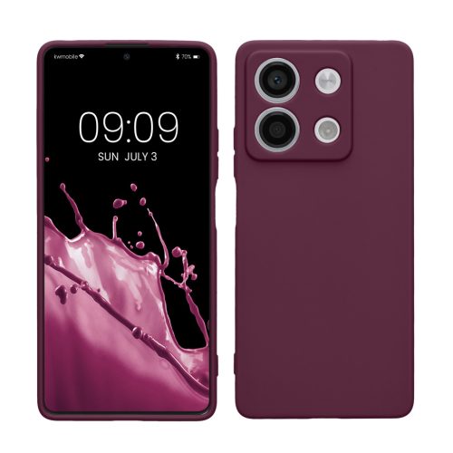 Θήκη Kwmobile για Xiaomi Redmi Note 13, Μωβ, Σιλικόνη, KWM000020LK005C