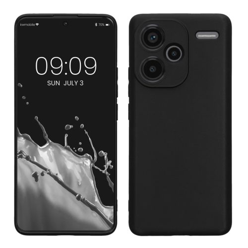 Θήκη Kwmobile για Xiaomi Redmi Note 13 Pro Plus 5G, Μαύρη, Σιλικόνη, KWM000020OF001C
