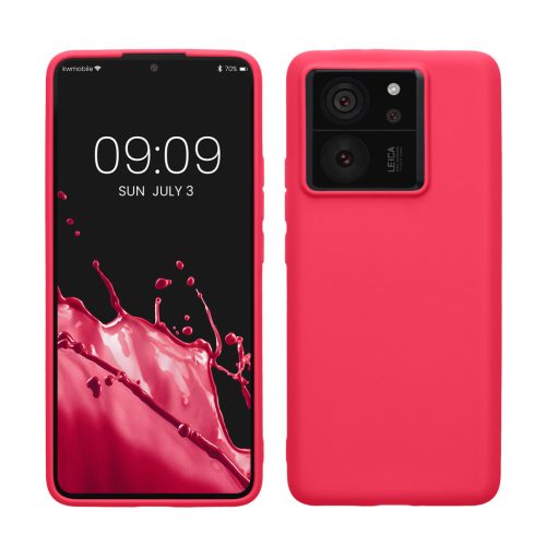 Θήκη Kwmobile για Xiaomi 13T/13T Pro, Ροζ, Σιλικόνη, KWM000020IV009C