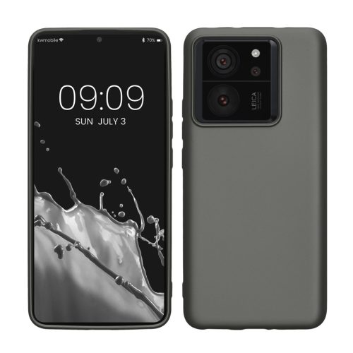 Θήκη Kwmobile για Xiaomi 13T/13T Pro, Γκρι, Σιλικόνη, KWM000020IW005C