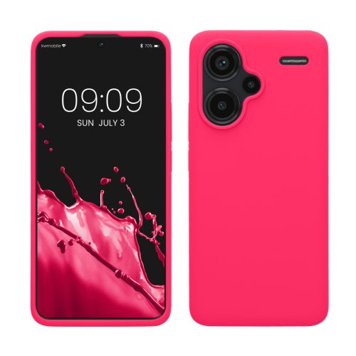 Θήκη Kwmobile για Xiaomi Redmi Note 13 Pro Plus 5G, Ροζ, Σιλικόνη, KWM000020KH006C
