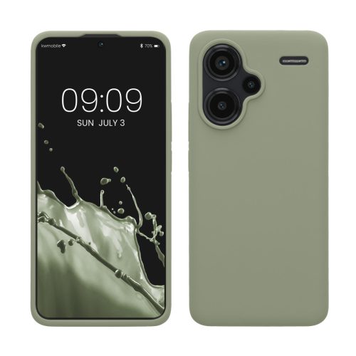 Θήκη Kwmobile για Xiaomi Redmi Note 13 Pro Plus 5G, Ανοιχτό Πράσινο, Σιλικόνη, KWM000020KH009C