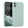 Θήκη Kwmobile για Apple iPhone 11, Ανοιχτό Πράσινο, Σιλικόνη, KWM000016XQ014C