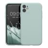 Θήκη Kwmobile για Apple iPhone 11, Ανοιχτό Πράσινο, Σιλικόνη, KWM000016XQ014C