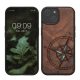 Θήκη Kwmobile για Apple iPhone 15, Καφέ, Ξύλο/Σιλικόνη, KWM000020EG002C