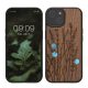 Θήκη Kwmobile για Apple iPhone 15, Καφέ, Ξύλο/Σιλικόνη, KWM000020EG003C