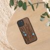 Θήκη Kwmobile για Apple iPhone 15, Καφέ, Ξύλο/Σιλικόνη, KWM000020EG003C
