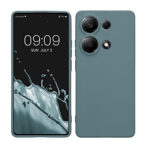 Θήκη Kwmobile για Xiaomi Redmi Note 13 Pro, ανοιχτό πράσινο, σιλικόνη, KWM000020LY007C