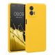 Θήκη Kwmobile για Motorola Moto G73, Κίτρινη, Σιλικόνη, KWM000018HA005C