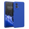 Θήκη Kwmobile για Motorola Moto G73, Μπλε, Σιλικόνη, KWM000018HA007C