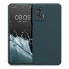 Θήκη Kwmobile για Motorola Moto G73, Σκούρο Πράσινο, Σιλικόνη, KWM000018HA008C