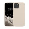 Θήκη Kwmobile για Apple iPhone 15, Κρεμ, Σιλικόνη, KWM000020CA009C