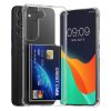 Θήκη Kwmobile με υποδοχή κάρτας για Samsung Galaxy S22 Plus, διαφανής, πολυανθρακική, KWM000021RT001C