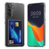 Θήκη Kwmobile με υποδοχή κάρτας για Samsung Galaxy S22 Plus, διαφανής, πολυανθρακική, KWM000021RT001C