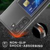 Θήκη Kwmobile με υποδοχή κάρτας για Samsung Galaxy S22 Plus, διαφανής, πολυανθρακική, KWM000021RT001C