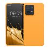 Θήκη Kwmobile για Motorola Moto G84, Πορτοκαλί, Σιλικόνη, KWM000022NO008C