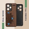 Θήκη Kwmobile για Xiaomi Redmi Note 13 Pro Plus 5G, Καφέ, Ξύλο/Σιλικόνη, KWM000020KL005C