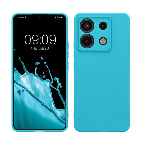 Θήκη Kwmobile για Xiaomi Redmi Note 13 Pro 5G, Ανοιχτό Μπλε, Σιλικόνη, KWM000020LD021C