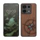 Θήκη Kwmobile για Xiaomi Redmi Note 13 Pro 5G, Καφέ, Ξύλο/Σιλικόνη, KWM000020MN003C