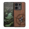 Θήκη Kwmobile για Xiaomi Redmi Note 13 Pro 5G, Καφέ, Ξύλο/Σιλικόνη, KWM000020MN003C