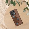 Θήκη Kwmobile για Xiaomi Redmi Note 13 Pro 5G, Καφέ, Ξύλο/Σιλικόνη, KWM000020MN004C