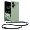 Θήκη Kwmobile με κορδόνι για Xiaomi Redmi Note 13 Pro Plus 5G, ανοιχτό πράσινο, σιλικόνη, KWM000020ND004C