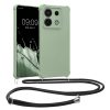 Θήκη Kwmobile με κορδόνι για Xiaomi Redmi Note 13 Pro 5G, ανοιχτό πράσινο, σιλικόνη, KWM000020NG004C