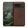 Θήκη Kwmobile για Google Pixel 8, Καφέ, Ξύλο/Σιλικόνη, KWM0000208X004C