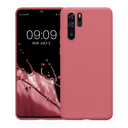 Θήκη Kwmobile για Huawei P30 Pro, Σκούρο Ροζ, Σιλικόνη, KWM000009MI015C