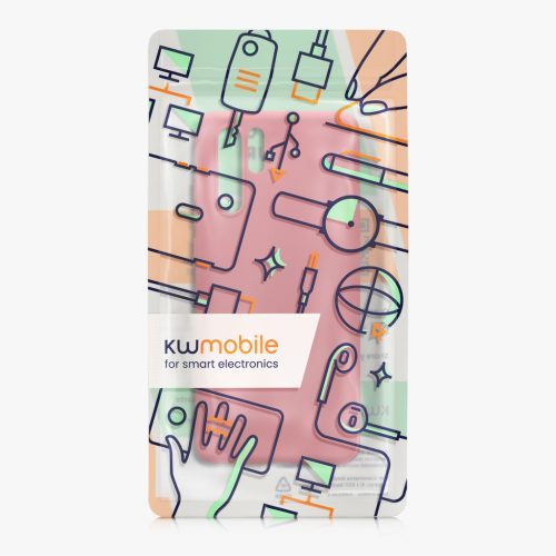 Θήκη Kwmobile για Huawei P30 Pro, Σκούρο Ροζ, Σιλικόνη, KWM000009MI015C