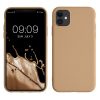Θήκη Kwmobile για Apple iPhone 11, Κρεμ, Σιλικόνη, KWM000010SX073C