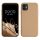 Θήκη Kwmobile για Apple iPhone 11, Κρεμ, Σιλικόνη, KWM000010SX073C