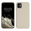 Θήκη Kwmobile για Apple iPhone 11, Κρεμ, Σιλικόνη, KWM000010SX074C
