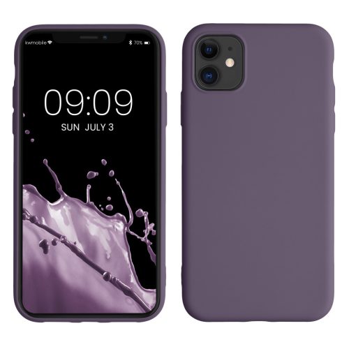 Θήκη Kwmobile για Apple iPhone 11, Μωβ, Σιλικόνη, KWM000010SX077C