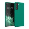 Θήκη Kwmobile για Samsung Galaxy S21, Πράσινη, Σιλικόνη, KWM000012BT077C